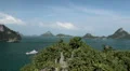 Tropical Paradise, Aerial View Of Mu Ko Ang Thong, Exotic Island, Thailand HD Footage