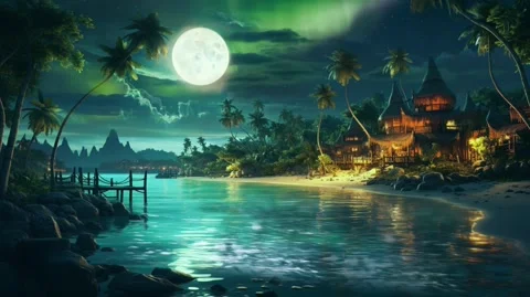 Tropical Paradise Stock Footage 245924700