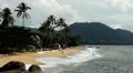 Tropical Paradise Island, Ko Samui, Amazing Thailand, Granitic Rocks, Big Waves HD Footage