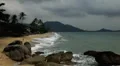 Tropical Paradise Island, Ko Samui, Amazing Thailand, Granitic Rocks, Big Waves HD Footage