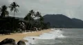 Tropical Paradise Island, Ko Samui, Amazing Thailand, Granitic Rocks, Big Waves HD Footage
