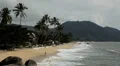 Tropical Paradise Island, Ko Samui, Amazing Thailand, Granitic Rocks, Big Waves HD Footage