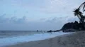Tropical Paradise Island, Ko Samui, Amazing Thailand, Granitic Rocks, Big Waves HD Footage
