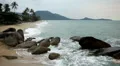 Tropical Paradise Island, Ko Samui, Amazing Thailand, Granitic Rocks, Big Waves HD Footage