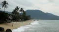 Tropical Paradise Island, Ko Samui, Amazing Thailand, Granitic Rocks, Big Waves HD Footage