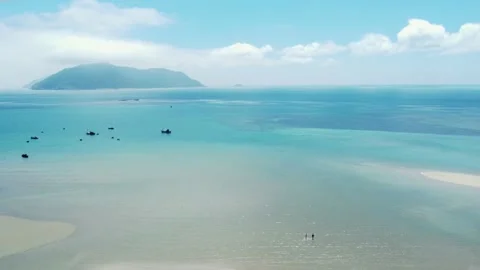 Tropical paradise view Stock Footage 156465758