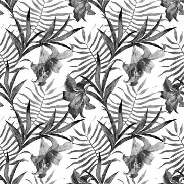 Tropical pattern Stock Illustration