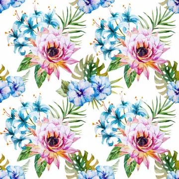 Tropical pattern Stockillustratie