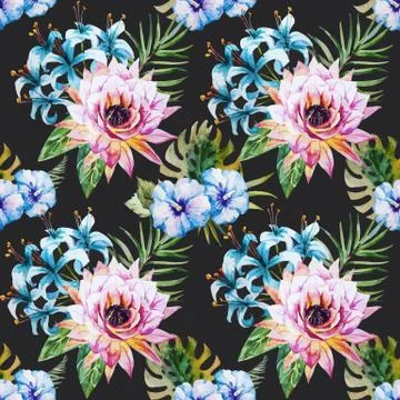 Tropical pattern Stockillustratie