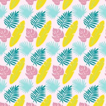 Tropical Pattern Stock Illustration