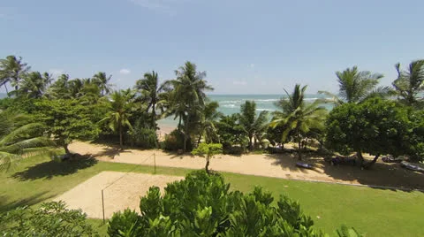 Tropical resort Stock Footage 25599321