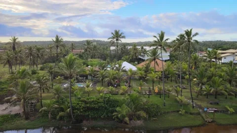 Tropical Resort Stock Footage 145690079