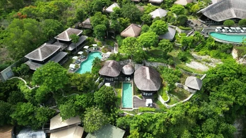 Tropical resort Stock Footage 297714167