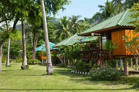 Tropical resort Stock Photos