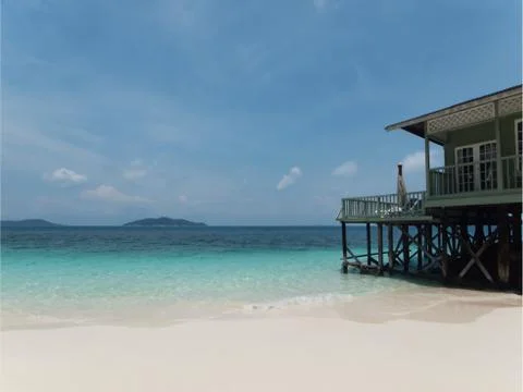 Tropical resort 스톡 사진