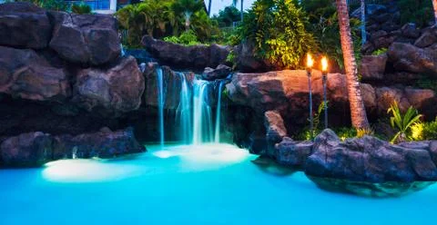 Tropical resort Stock Photos