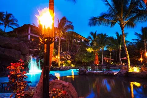 Tropical resort Stock Photos
