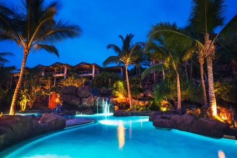 Tropical resort Stock Photos