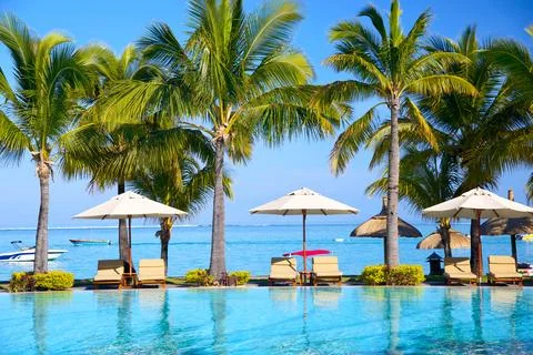 Tropical resort Stock Photos