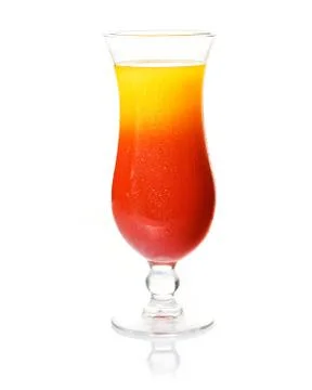 Tropical rum cocktail Stock Photos