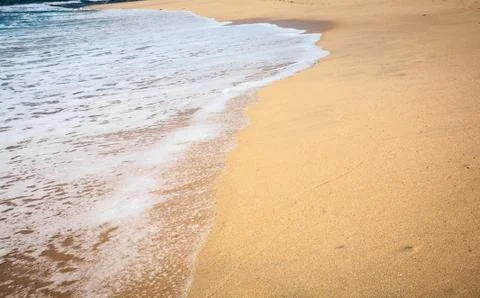 Tropical sand beach Stock Photos