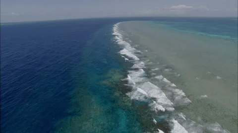 Tropical Sandbar Stock Footage 38056882