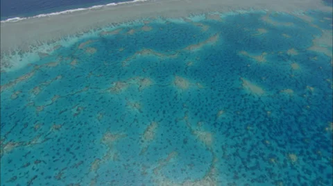 Tropical Sandbar Stock Footage 38058592