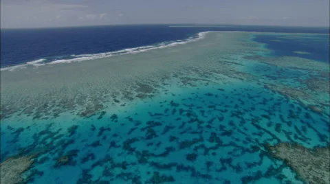 Tropical Sandbar Stock Footage 38058977