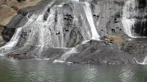 Tropical Scenes - Waterfall Stock Footage 50250679