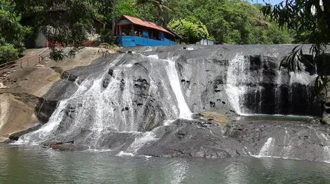 Tropical Scenes - Waterfall Stock Footage 50250735