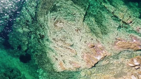 Tropical sea background Stock Footage 163312600