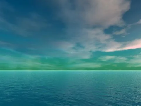 Tropical sea Illustrazione stock