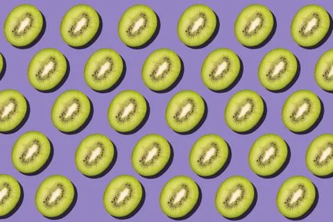 Tropical seamless pattern on dark background. Minimal summer concept. Stock Photos