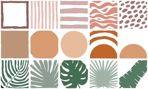 Tropical seamless pattern. Hand-drawn exotic plant 스톡 일러스트