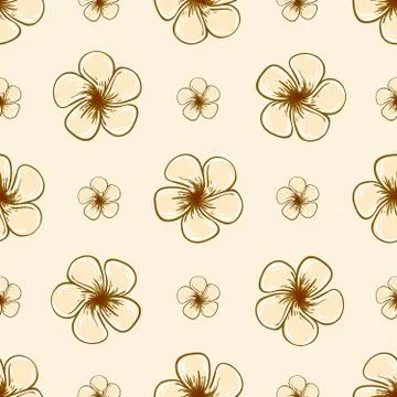 Tropical seamless pattern Stock Illustration