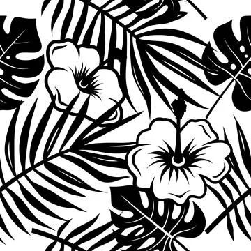 Tropical seamless pattern Stock-Illustration