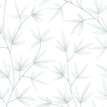 Tropical seamless pattern on white background. Stock Illustration