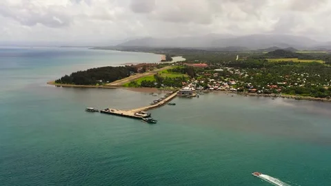 Tropical seascape in the Philippines. Stock Footage 311743242