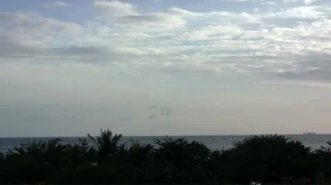 Tropical seaside (timelapse) Stock Footage 10579092