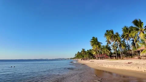 Tropical Serenity, Idyllic Beach Getaway Stock Footage 259687770