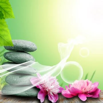 Tropical serenity Stock Illustration