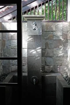 Tropical shower Stock Photos