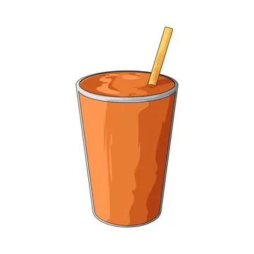 Tropical smoothie illustration Stock Illustration