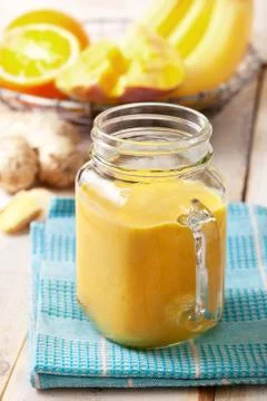 Tropical smoothie Stock Photos