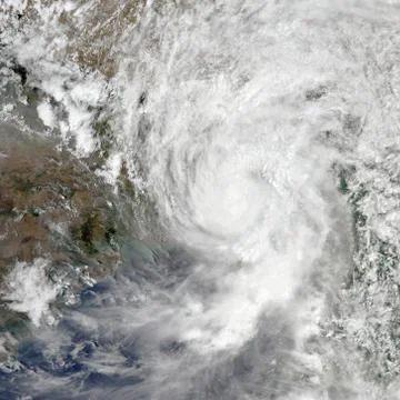 Tropical storm. Elements of this image are furnished by NASA Foto stock