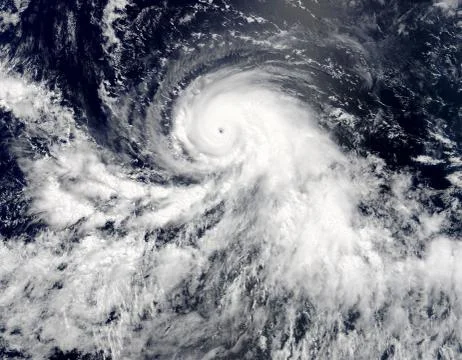 Tropical storm. Elements of this image are furnished by NASA Foto stock