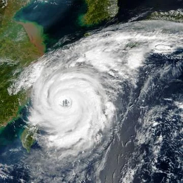 Tropical storm. Elements of this image are furnished by NASA Foto stock