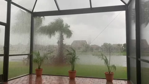 Tropical Storm Stock Footage 142957811