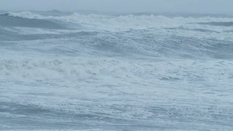 Tropical storm Nicole battering the Eastern Seaboard Florida Stock Footage 230111113