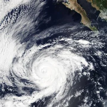 Tropical Storm Rosa. Elements of this image are furnished by NASA Hurrican... Foto stock